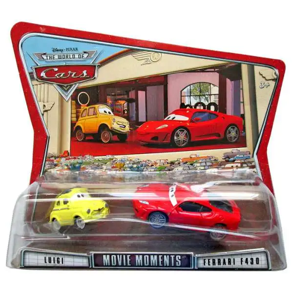 Disney / Pixar Cars The World of Cars Movie Moments Luigi & Ferrari F430 Diecast Car 2-Pack