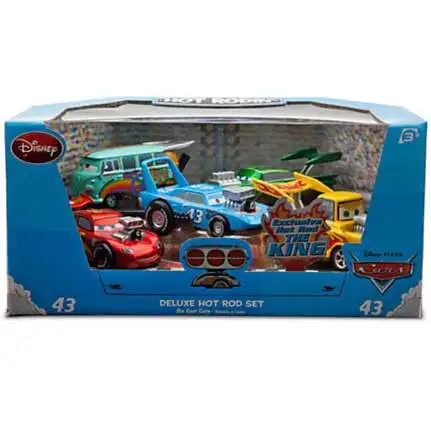 Disney / Pixar Cars Deluxe Hot Rod Set Exclusive Diecast Car 5-Pack [Blue Pack]