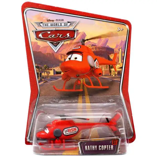 Disney / Pixar Cars The World of Cars Kathy Copter Diecast Car [Damaged Package]