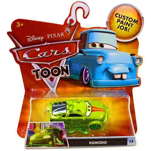 Disney / Pixar Cars Cars Toon Main Series Komodo Diecast Car #14