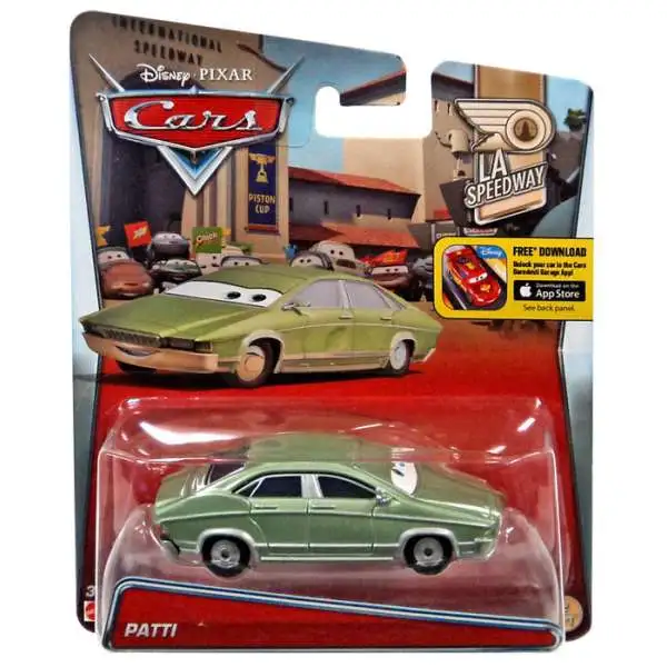 Disney / Pixar Cars LA Speedway Patti Diecast Car #2/11