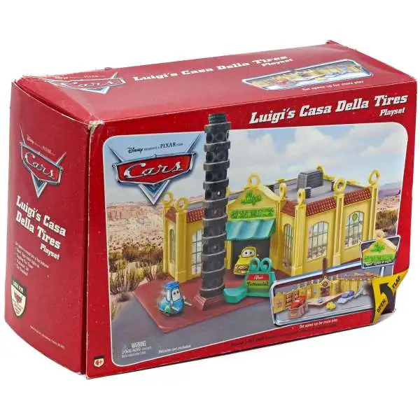 ミニカー Disney Cars Luigi's Casa Della Tires carsluigiscasaplaysetopen.webp