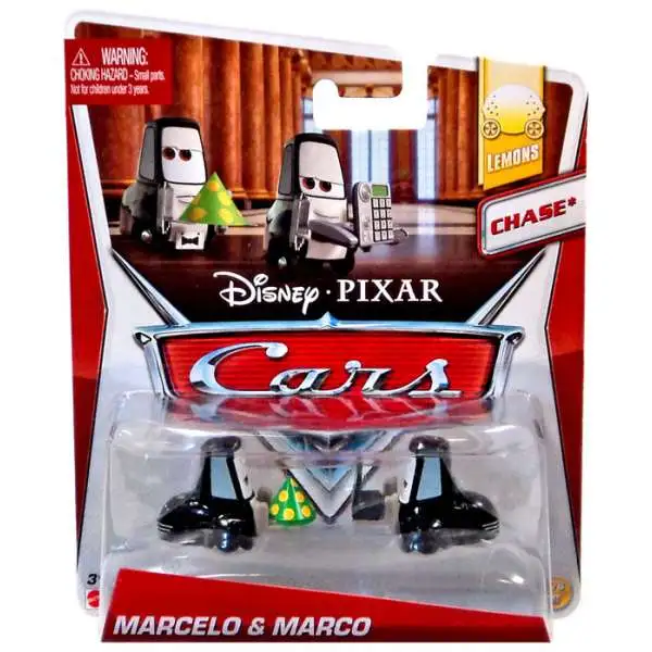 Disney / Pixar Cars Lemons Marcelo & Marco Chase Diecast Car 2-Pack #7/8 & 8/8