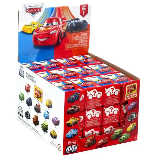 Disney Cars 3 Metal Mini Racers Series 4 Mystery Pack 2022 Version, 1 