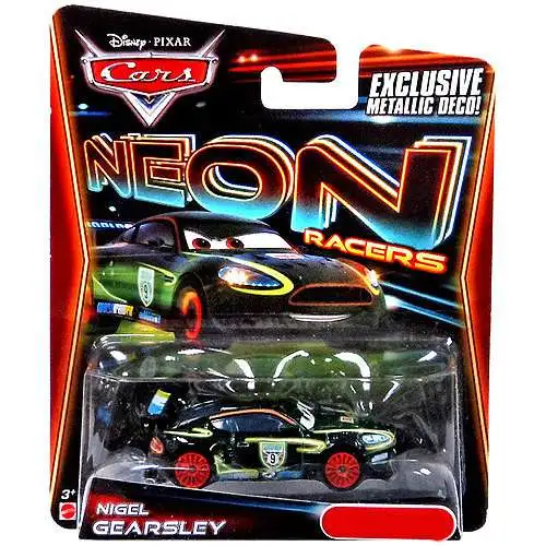Disney / Pixar Cars Neon Racers Nigel Gearsley Exclusive Diecast Car [Metallic Deco]