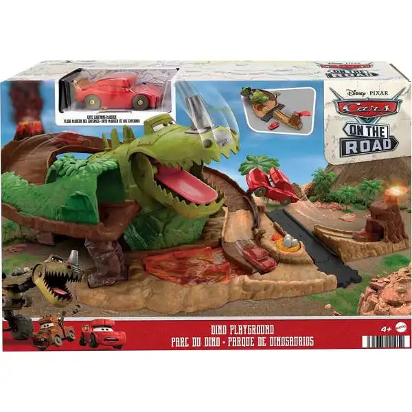 Disney / Pixar Cars On The Road Dino Playground Playset [with Cave Lightning Mcqueen]