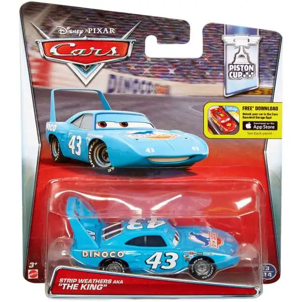 Disney / Pixar Cars Piston Cup Strip Weathers AKA "The King" Diecast Car #3/14