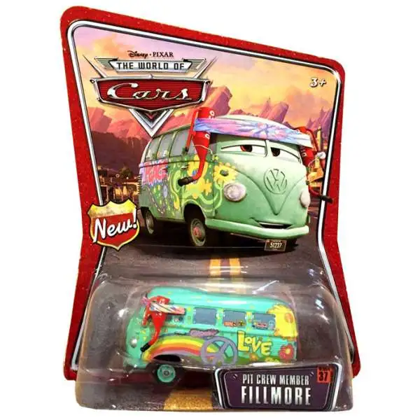 Disney / Pixar Cars The World of Cars Pit Crew Member Fillmore Diecast Car