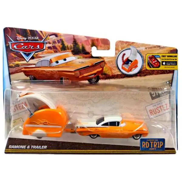 Disney / Pixar Cars RD TR1P Ramone & Trailer Diecast Car [Road Trip, Loose]