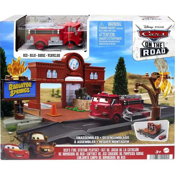 Disney / Pixar Cars On The Road Red's Fire Station Playset