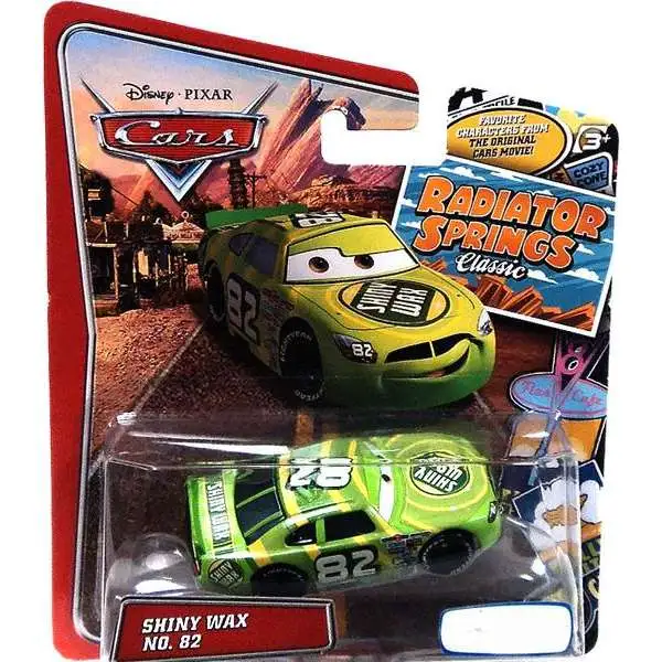 Disney / Pixar Cars Radiator Springs Classic Shiny Wax No. 82 Exclusive Diecast Car