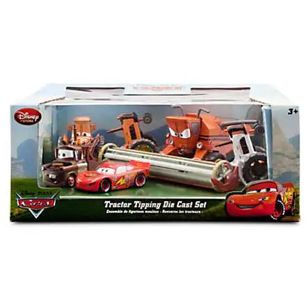 Disney / Pixar Cars Tractor Tipping Exclusive Diecast Car Set [Damaged Package]
