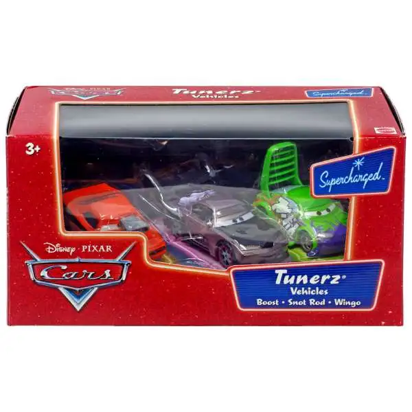 Disney / Pixar Cars Supercharged Tunerz Vehicles Diecast Car Set