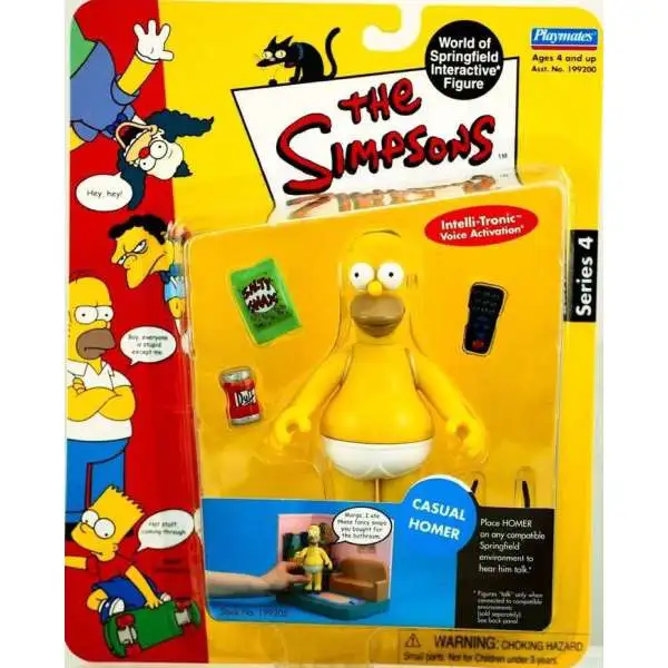 The Simpsons Series 4 Casual Homer Action Figure