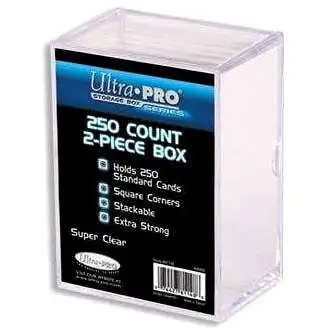 Ultra Pro Card Supplies Clear Deck Box [250 Count]