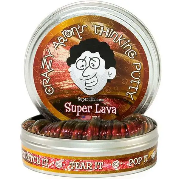 Crazy Aaron's Thinking Putty Illusions Super Lava 4-Inch