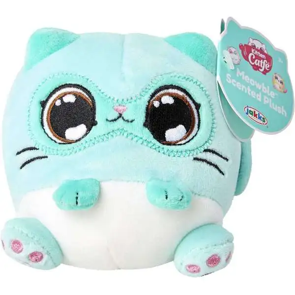 Kitten Catfe Meowbles Green Cat Scented Mini Plush