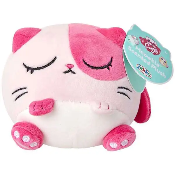 Kitten Catfe Meowbles Pink Cat Scented Mini Plush