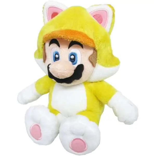 Super Mario 3D World Mario 10-Inch Plush [Cat]