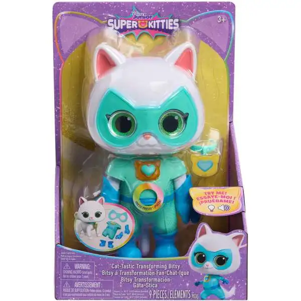Disney Junior SuperKitties Cat-Tastic Bitsy Transforming Figure [Lights & Sounds]