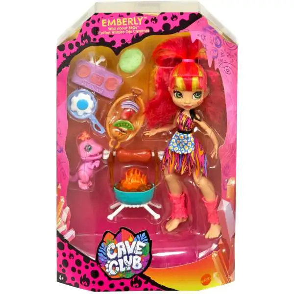 Cave Club Wild About BBQs Playset [with Emberly]