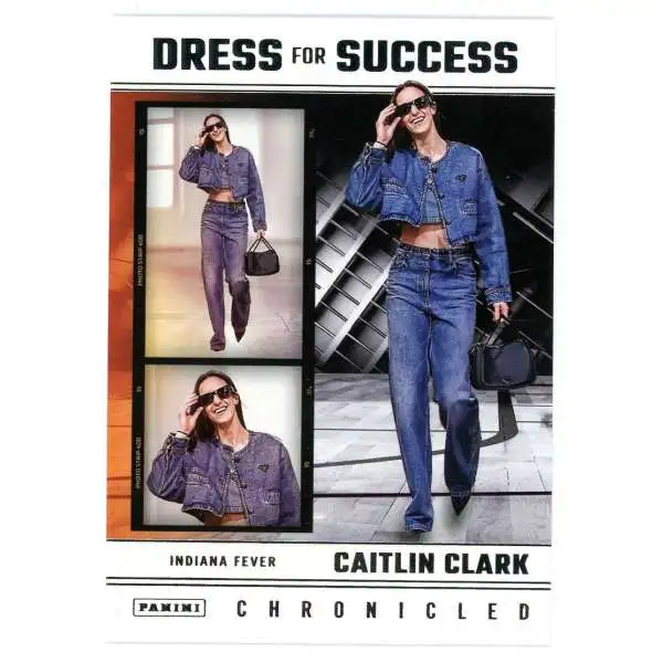 WNBA 2025 Panini Caitlin Clark Chronicled Dress for Success Caitlin Clark #65