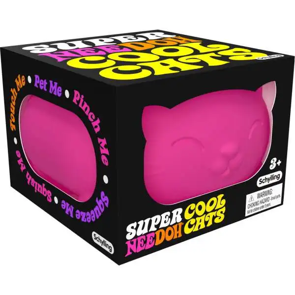 NeeDoh The Groovy Glob Super Cool Cats Stress Ball [1 RANDOM Color]