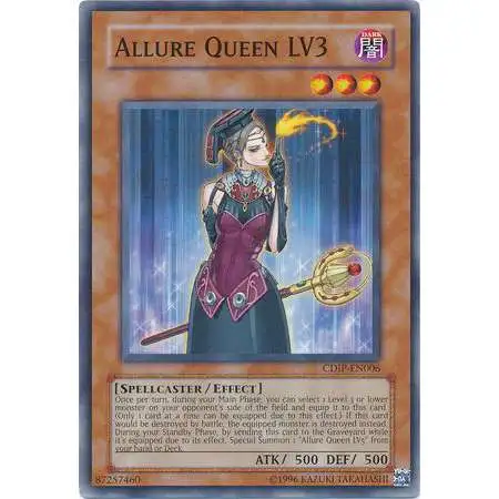 YuGiOh GX Trading Card Game Cyberdark Impact Common Allure Queen LV3 CDIP-EN006