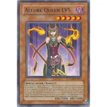 YuGiOh GX Trading Card Game Cyberdark Impact Rare Allure Queen LV5 CDIP-EN007