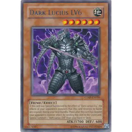 YuGiOh GX Trading Card Game Cyberdark Impact Rare Dark Lucius LV6 CDIP-EN010