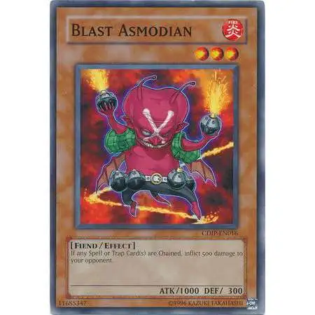 YuGiOh GX Trading Card Game Cyberdark Impact Common Blast Asmodian CDIP-EN016