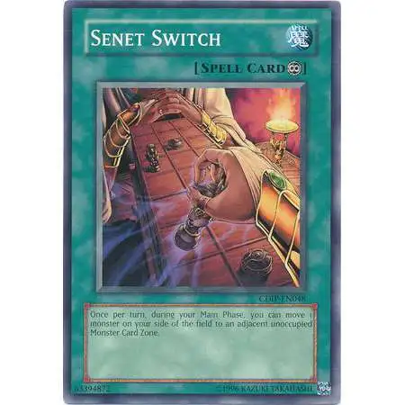 YuGiOh GX Trading Card Game Cyberdark Impact Common Senet Switch CDIP-EN048