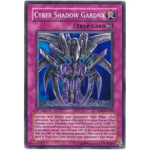 YuGiOh GX Trading Card Game Cyberdark Impact Super Rare Cyber Shadow Gardna CDIP-EN058