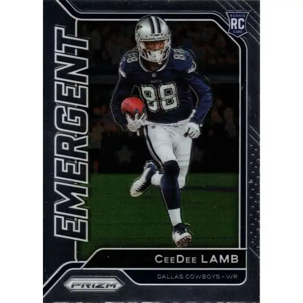 NFL 2020 Panini Prizm Emergent CeeDee Lamb #7 [Rookie]
