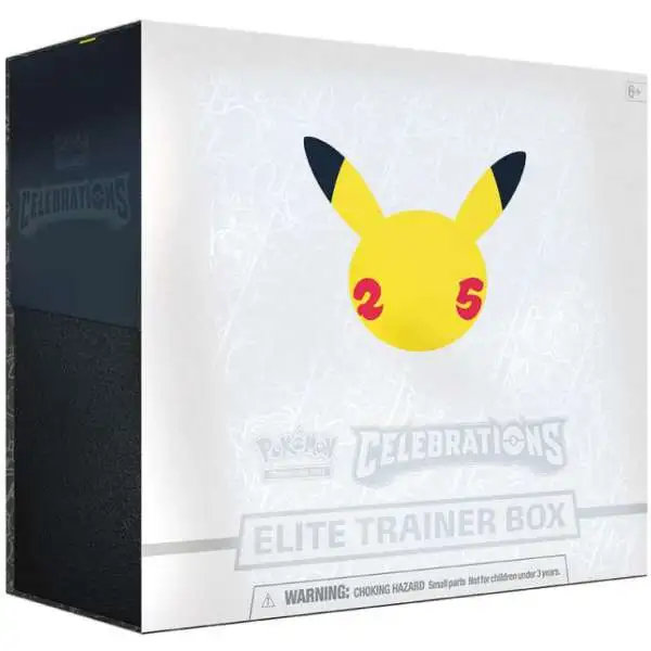 Pokemon Celebrations Elite Trainer Box [10 Celebrations Booster Packs + 5 Additional Booster Packs, 65 Card Sleeves, Foil Card & More]