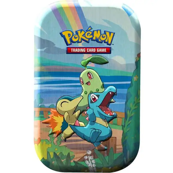 Pokemon Celebrations Chikorita, Cyndaquil & Totodile Mini Tin Set [2 Celebrations Booster Packs + 1 Additional B]