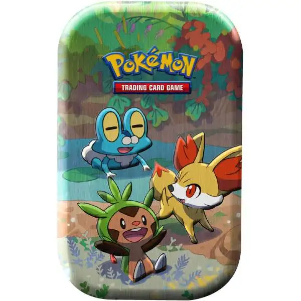 Pokemon Trading Card Game Celebrations Chespin, Fennekin & Froakie Mini Tin Set [2 Celebrations Booster Packs + 1 Additional B]
