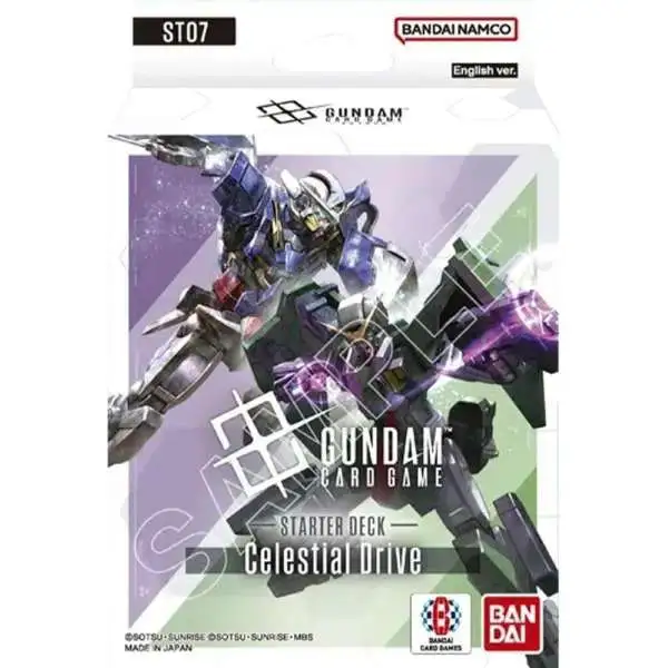 Gundam Trading Card Game Celestial Drive Starter Deck ST07 [Gundam 00]