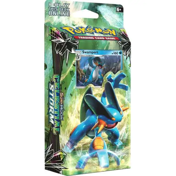 Pokemon Sun & Moon Celestial Storm Hydro Fury Theme Deck [Swampert]