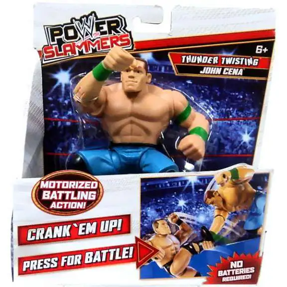 WWE Wrestling Power Slammers Thunder Twisting John Cena Action Figure
