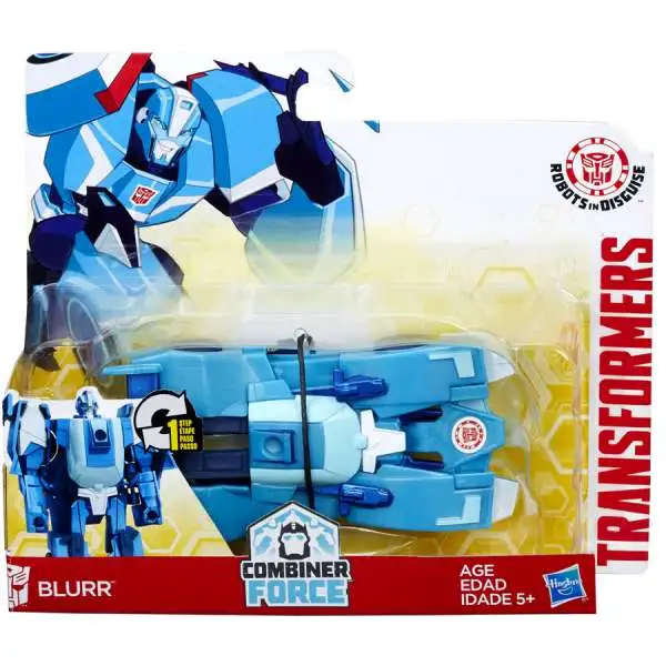Transformers Robots in Disguise 1 Step Changers Blurr Action Figure [Combiner Force, Damaged Package]
