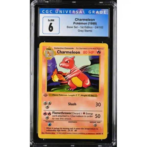 first edition charmeleon pokemon card value 1999 Classic - Base Set Stage 1/Uncommon #24 Regular LP Perfect for collectors and enthusiasts. Charmeleon 1999 Pokemon Game #24