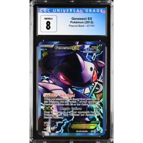 Pokemon Black & White Plasma Blast Ultra Rare Genesect EX #97 [CGC - NM/Mint 8 (4197272037)]