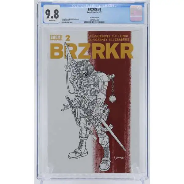 BRZRKR Graded Comic CGC 9.8 Comic Book 2 Rafael Grampa Sketch