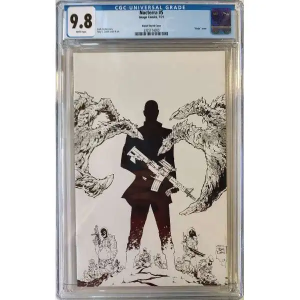 Image Comics Nocterra #5 CGC 9.8 Graded Comic Book [Tony Daniel Virgin Sketch Cover]