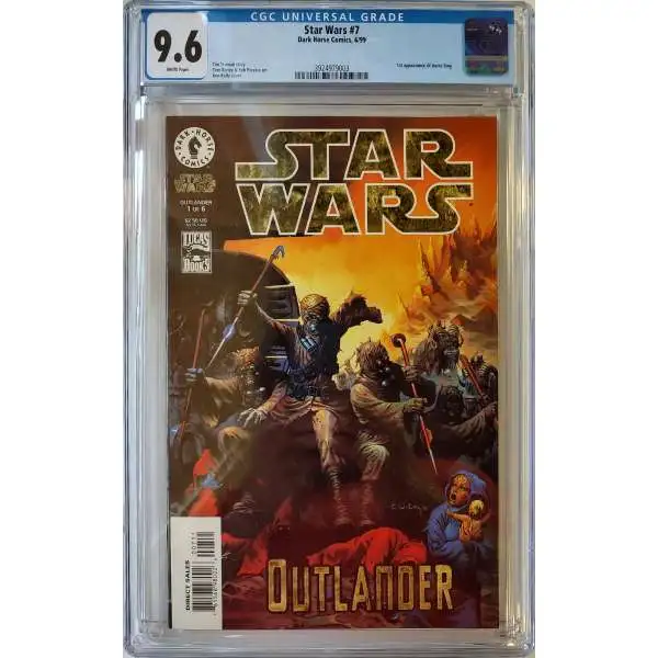 Marvel Star Wars #7 CGC 9.6 Graded Comic Book [Ken Kelly Cover, 1st Appearance of Aurra Sing]