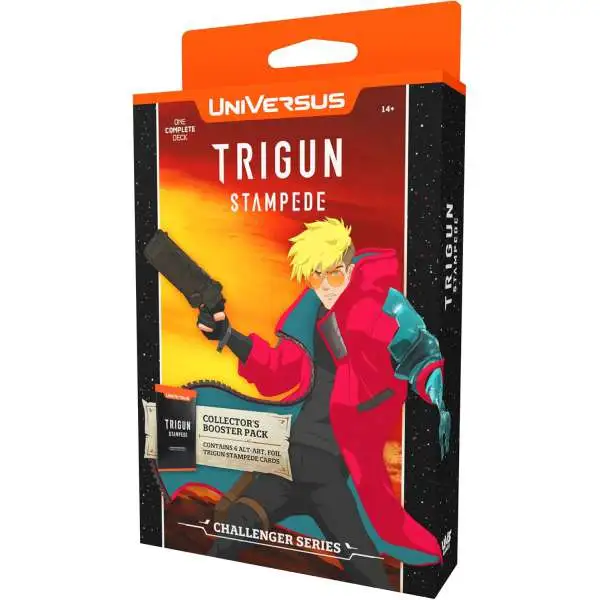 Universus CCG Challenger Series Trigun Stampede Deck [60 Cards, Booster Pack & More]
