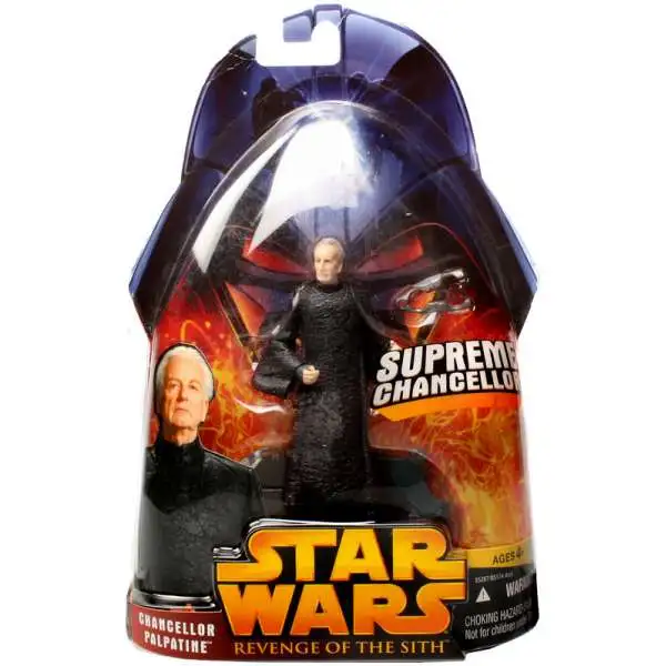Star Wars Revenge of the Sith 2005 Chancellor Palpatine Action Figure #14