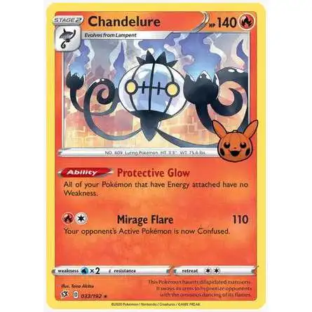 Pokemon Trading Card Game Trick or Trade Promo Chandelure #105/189