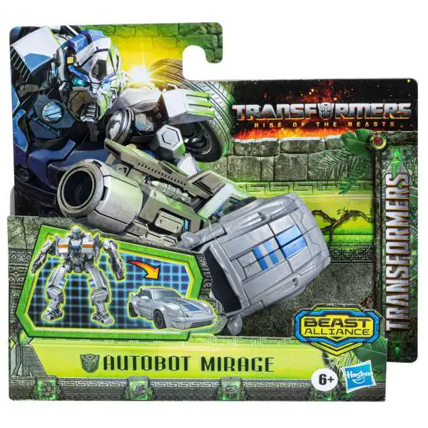 Transformers Rise of the Beasts Simple Steps Mirage 4.5" Action Figure [Battle Changer]